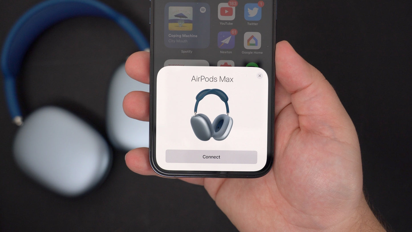 Apple Airpods Max Generation 2 | Magnetic Earmuffs | With Logo, Pop Up & Free Leather Case ( Works with Android & iOS both)