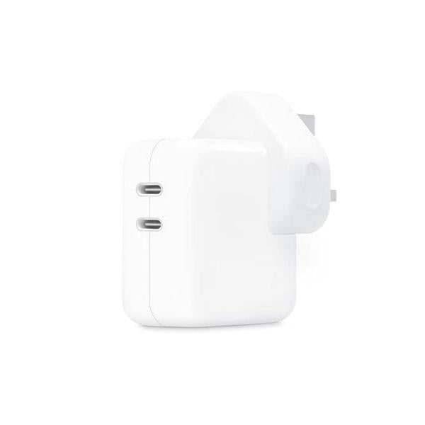 Iphone 35w Uk 3 Pin Dual Type C Fast Charging Pd Adapter