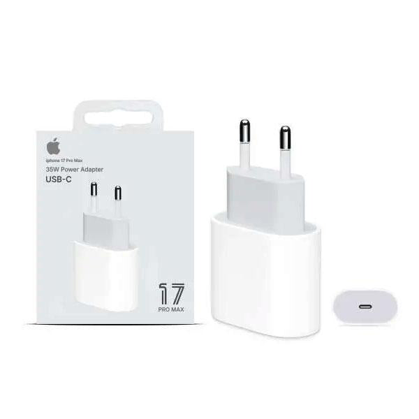 Iphone 17 Pro Max 35w (original Watt) Eu Pin Usb-c Power Adapter
